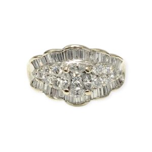 Diamond 1.28ct Ring in 18K White Gold