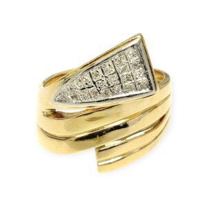 Diamond 0.10ct Ring in 18K Yellow Gold