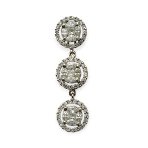 Diamond 1.75ct Pendant in 18K White Gold