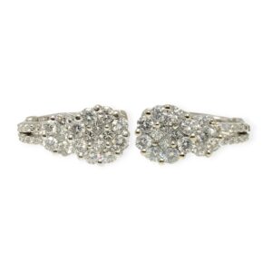 Diamond 1.77ct Earrings in 14K White Gold