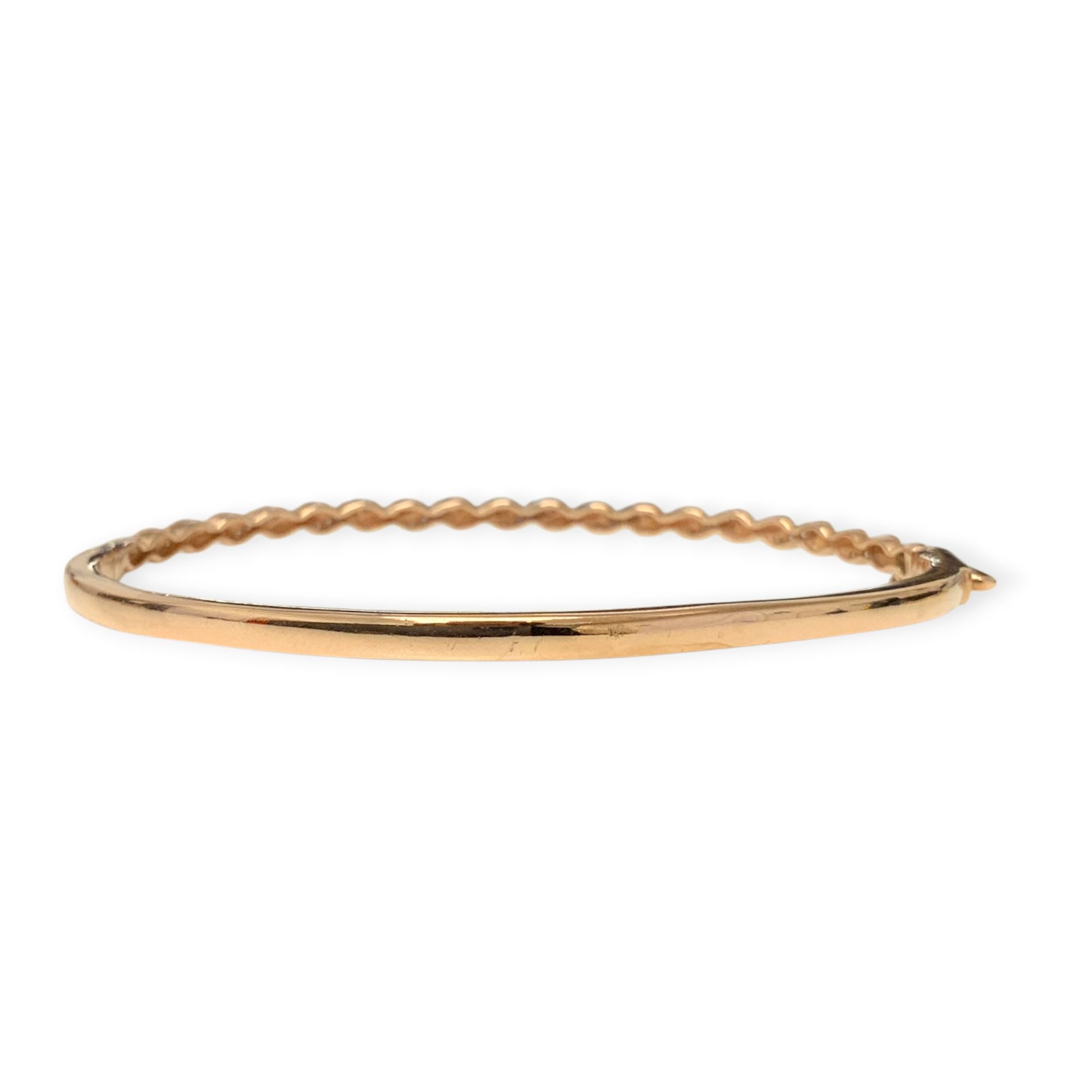 IMG_5949-Photoroom 17cm Diamond 0.33ct Bangle in 10K Rose Gold