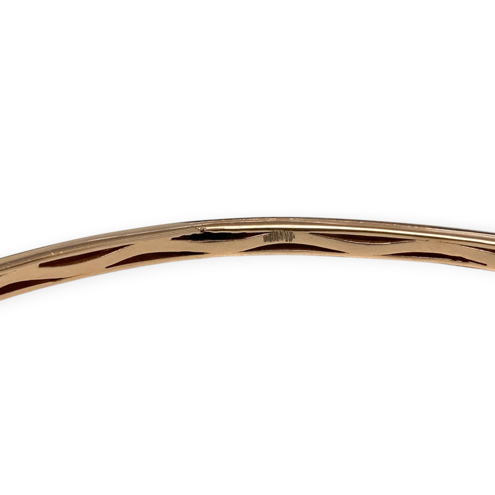 IMG_5951-Photoroom 17cm Diamond 0.33ct Bangle in 10K Rose Gold