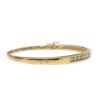 18cm Diamond 2.00ct Bangle in 10K Yellow Gold