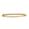 18cm Diamond 2.00ct Bangle in 10K Yellow Gold