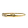 18cm Diamond 2.00ct Bangle in 10K Yellow Gold