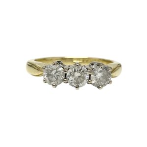 Diamond 0.75ct Ring in 18K Yellow Gold