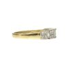 Diamond 0.75ct Ring in 18K Yellow and White Gold