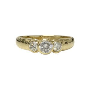 Diamond 0.55ct Ring in 18K Yellow Gold