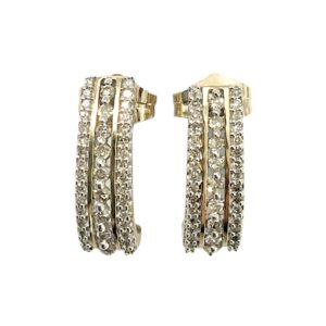 Diamond 0.50ct Earrings in 9K Yellow Gold