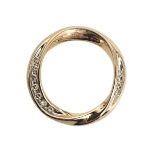 Diamond 0.05ct Pendant in 9K Rose Gold