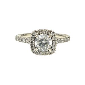 Diamond 1.38ct Ring in 14K White Gold