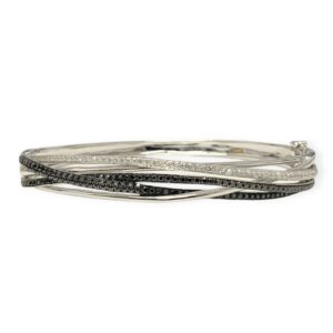 17cm Diamond 0.50ct Bangle in 14K White Gold