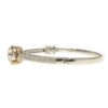 17cm Diamond 1.50ct Bangle in 16K Rose and White Gold