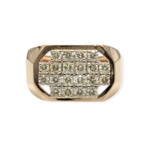 Diamond 0.91ct Ring in 14K Rose Gold