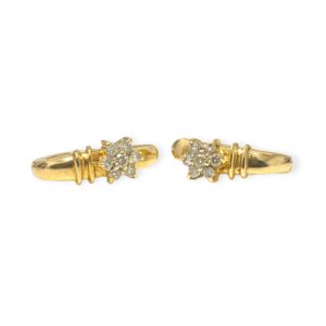 Diamond 0.15ct Earring in 14K Yellow Gold