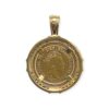 2018 Half Sovereign Pendant in 9K and 22K Yellow Gold