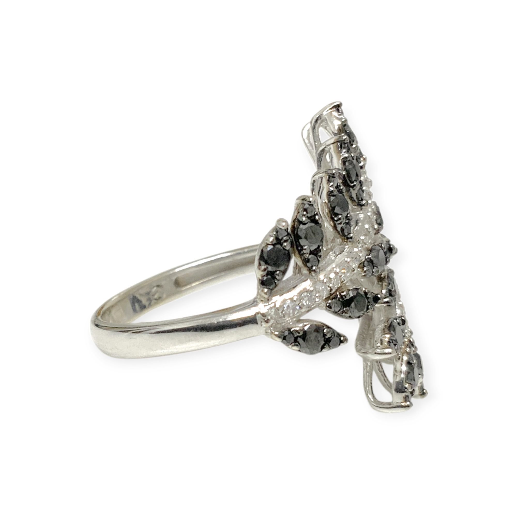 IMG_6952-Photoroom Quartz and Diamond 0.15ct Ring in 14K White Gold