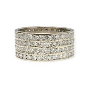 Diamond 4.00ct Ring in 18K White Gold