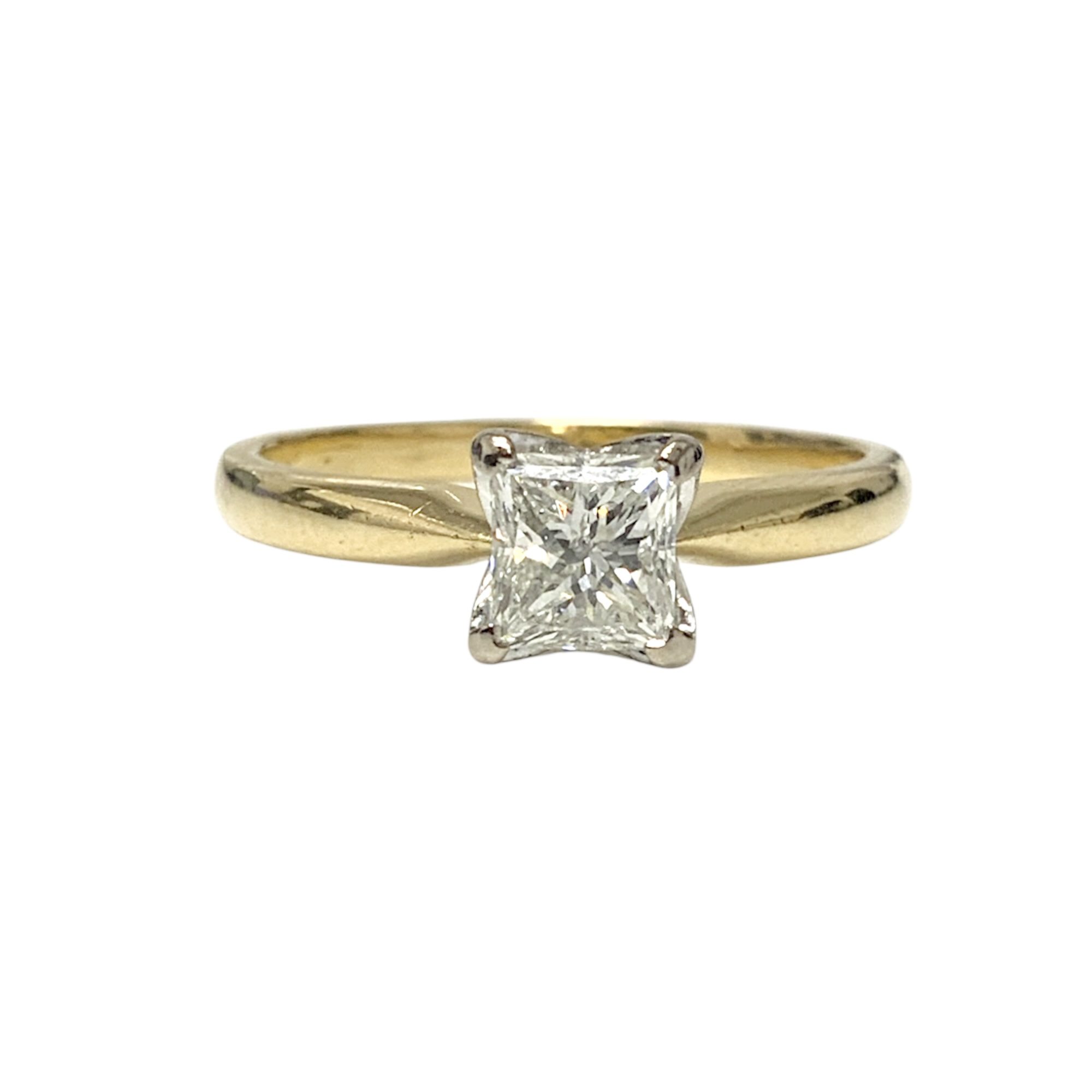 IMG_7048-Photoroom Diamond 0.70ct Ring in 18K Yellow and White Gold