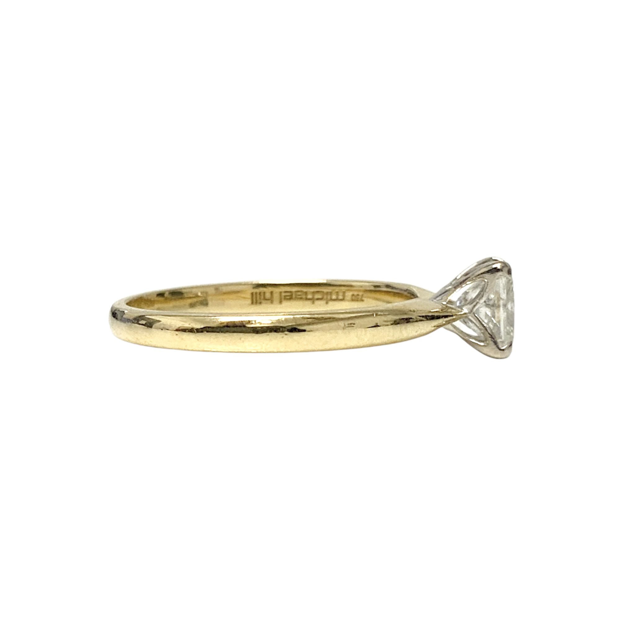 IMG_7049-Photoroom Diamond 0.70ct Ring in 18K Yellow and White Gold