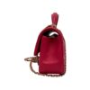 Chanel Quilted Lambskin Mini Top Handle Rectangular Flap Bag