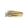Diamond 0.50ct Duo Ring in 10K Yellow and White Gold