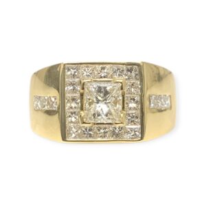 Diamond 3.04ct Ring in 18K Yellow Gold