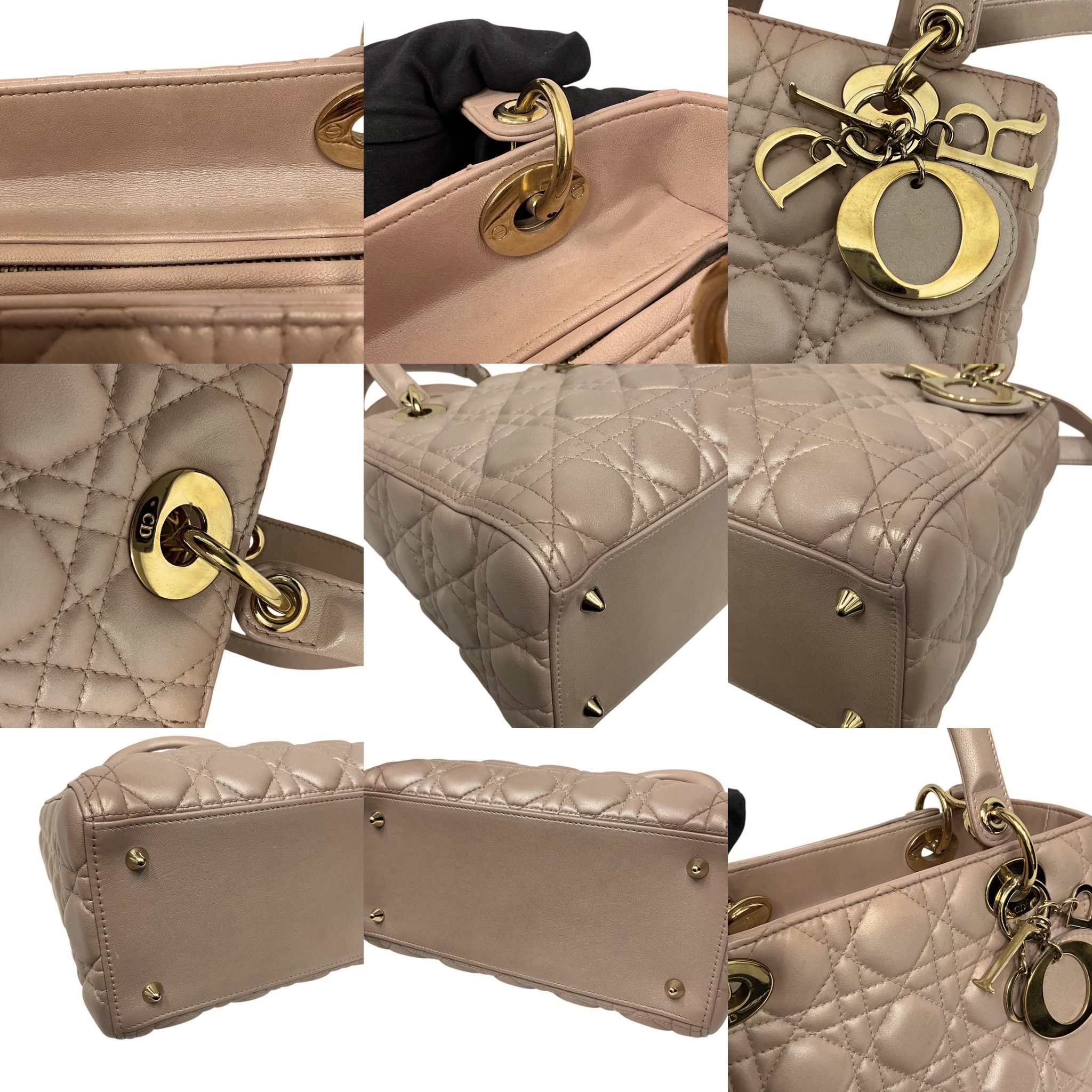 3D5FC711-A1EF-4644-88A3-F94ABE8E98E0 Christian Dior Medium Lady Dior Bag