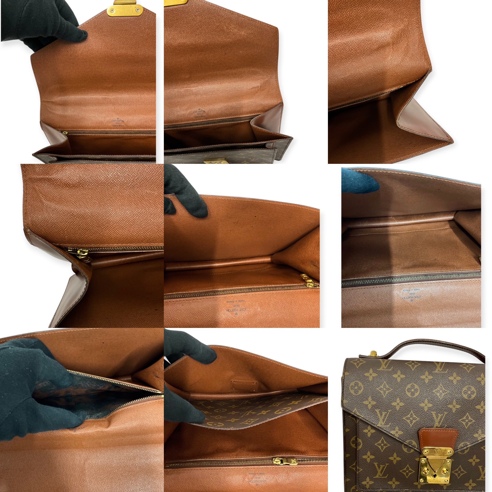 4FAEF55B-7857-4630-BEB8-4F4E6EAC8DD7 Louis Vuitton Monogram Monceau Bag