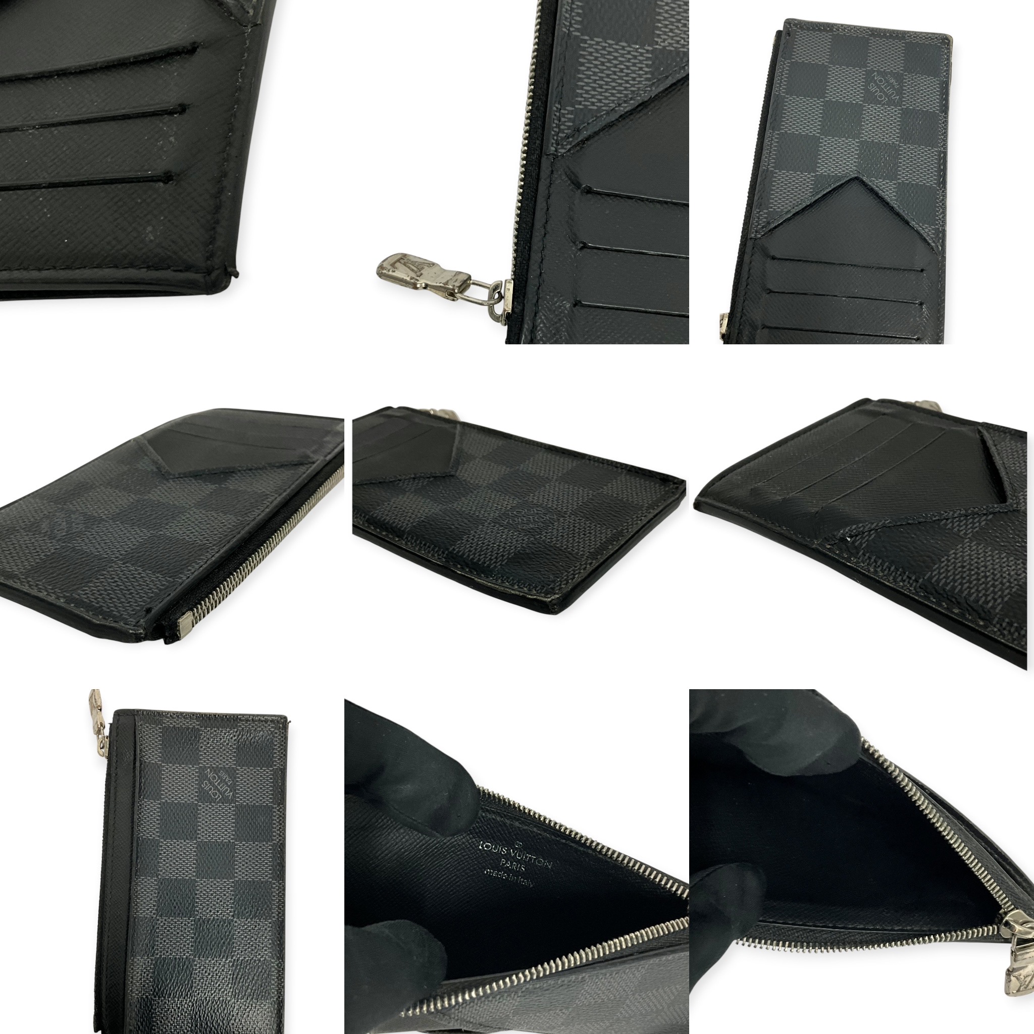828810CA-BD0C-4D74-9004-B0781983B73D Louis Vuitton Damier Graphite Coin Card Holder