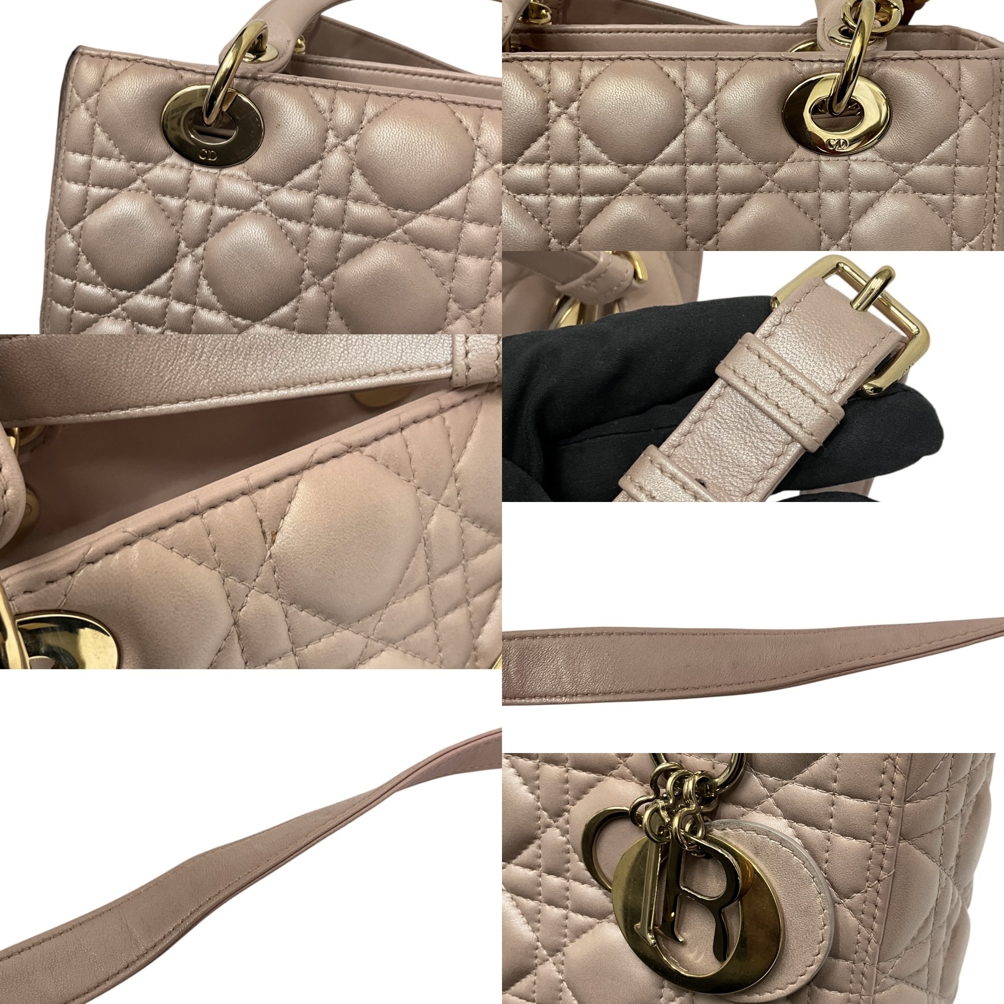 9B6D6556-B3A6-4EE2-852D-CDA01D412942 Christian Dior Medium Lady Dior Bag