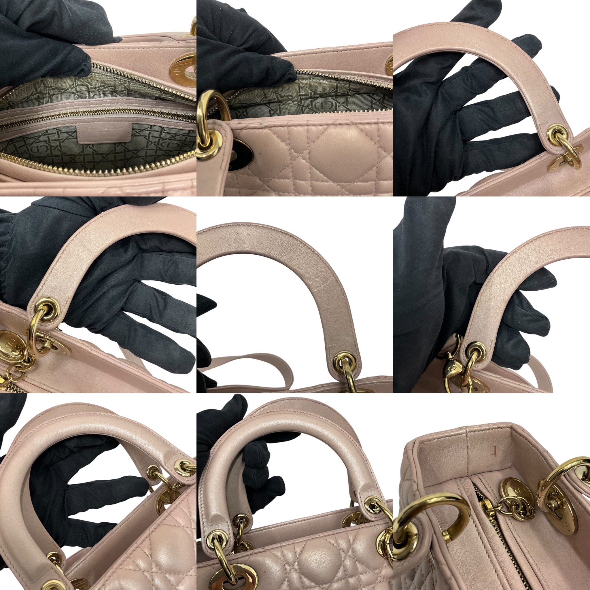 ADE0B0AD-B5A0-4F83-87FD-426B0F037BB0 Christian Dior Medium Lady Dior Bag