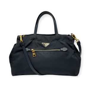 Prada Baltico Nylon Convertible Tote  Bag