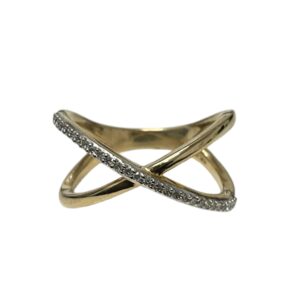 Shop 20 Diamond 0.10ct Ring In 10K Yellow Gold