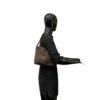 Prada Tessuto Chocolate Nylon Shoulder Bag