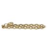 21cm Diamond 0.03ct Bracelet in 9K Yellow Gold