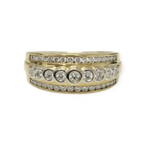 Diamond 0.53ct Ring in 9K Yellow Gold