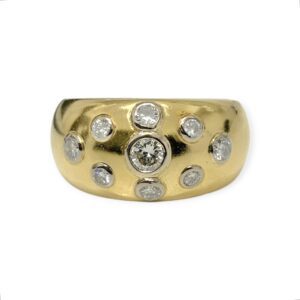 Diamond 0.58ct Ring in 18K Yellow Gold