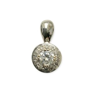 Diamond 0.63ct Pendant in 18K White Gold