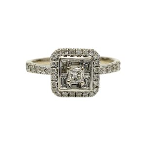Diamond 0.50ct Ring in 18K White Gold