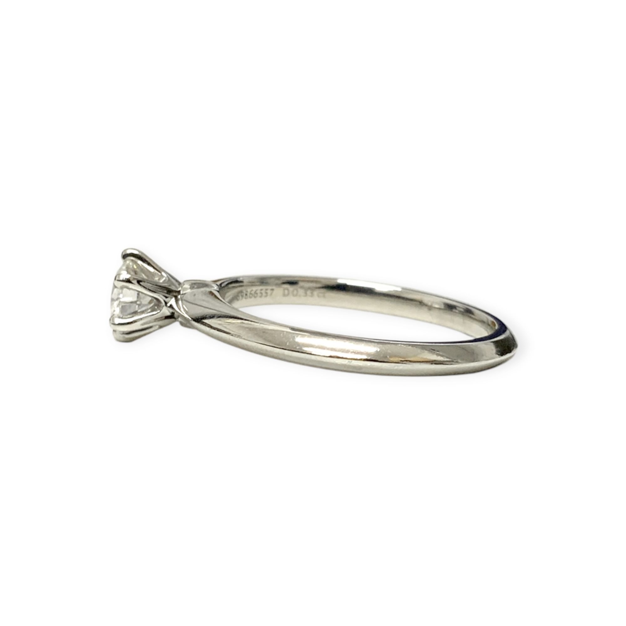 IMG_7442-Photoroom Tiffany & Co. Diamond 0.33ct Ring in Platinum