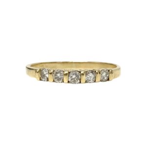 Diamond 0.25ct Ring in 18k Yellow Gold