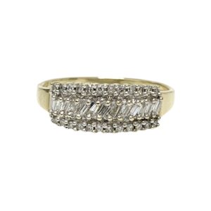 Diamond 0.25ct Ring in 9k Yellow Gold