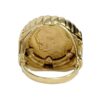 1912 Half Sovereign Ring in 9K and 22K Yellow Gold