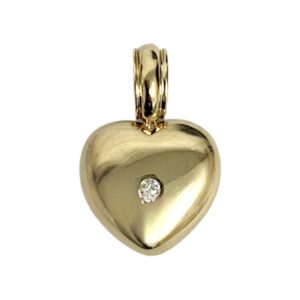 Diamond 0.10ct Pendant in 9K Yellow Gold