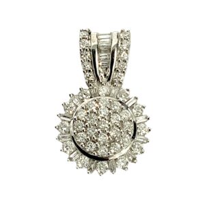 Diamond 0.50ct Pendant in 18K White Gold
