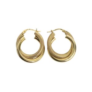 Earrings in 9K Yellow Gold