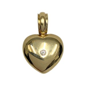 Diamond 0.10ct Pendant in 9K Yellow Gold