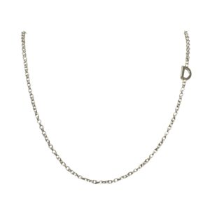 55cm Necklace in 14K White Gold