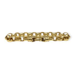 20.5cm Diamond 0.12ct Bracelet in 10K Yellow Gold